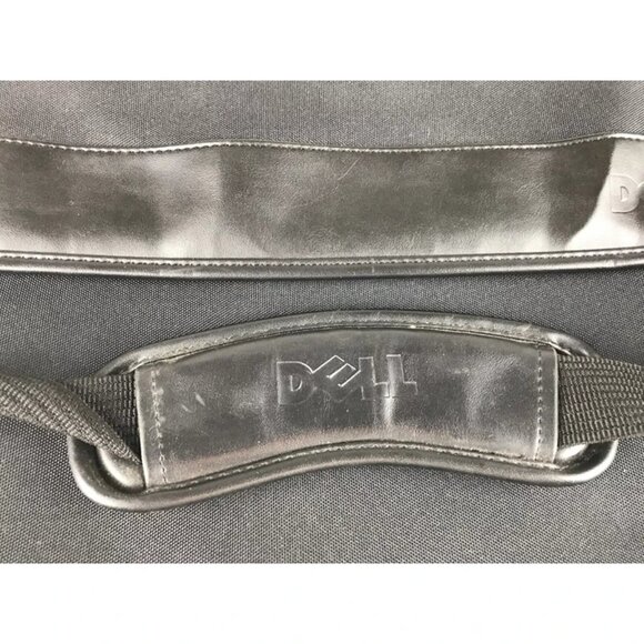 Dell Unisex Black‎ Padded Water Resistant Laptop Carrying Briefcase - Picture 10 of 10